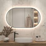 Ovaler Badezimmerspiegel 120x70 cm (8040 Series)