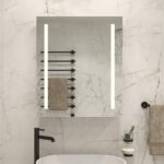 Badezimmerspiegelschrank aus Aluminium 60x70 cm(1060A-Serie)